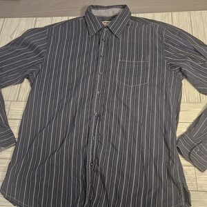 Mavi Shirt Mens XXL Striped‎ Long Sleeve button down